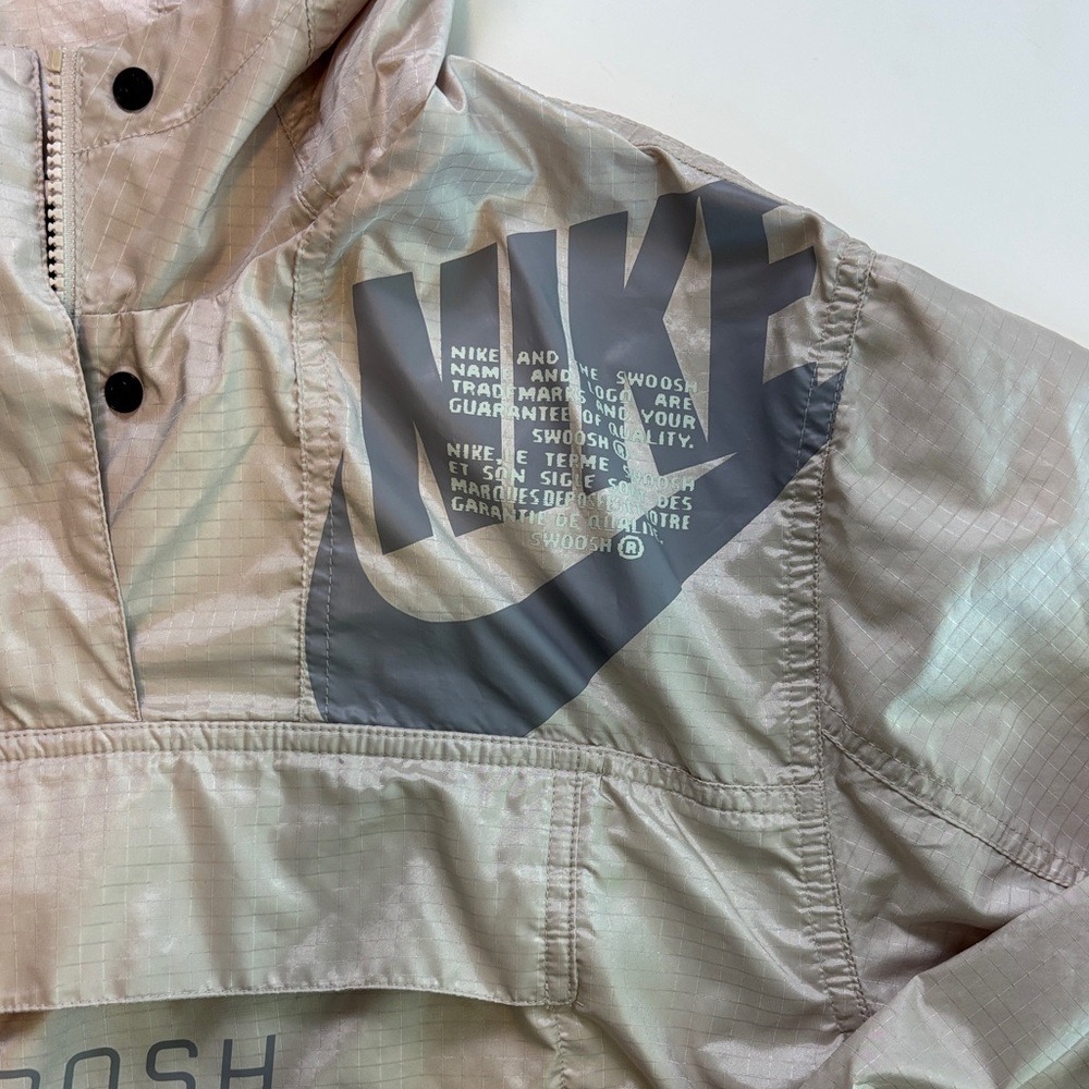 Nike Utility Ripstop Pullover Beige Oversize M Li… - image 2